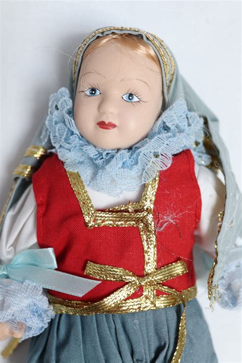 Traditional Hand Made Porcelain Doll From The Czech Republic Etsy