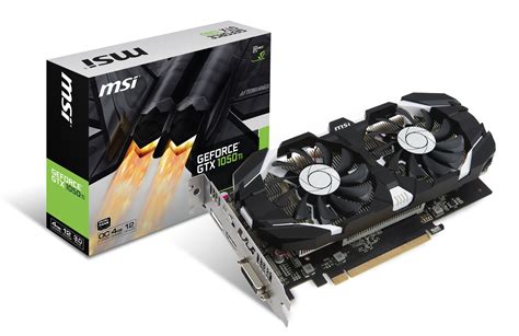 Buy Msi Geforce 4 Gb Gddr5 Pcie Gtx 1050 Ti 4gt Oc Graphics Card