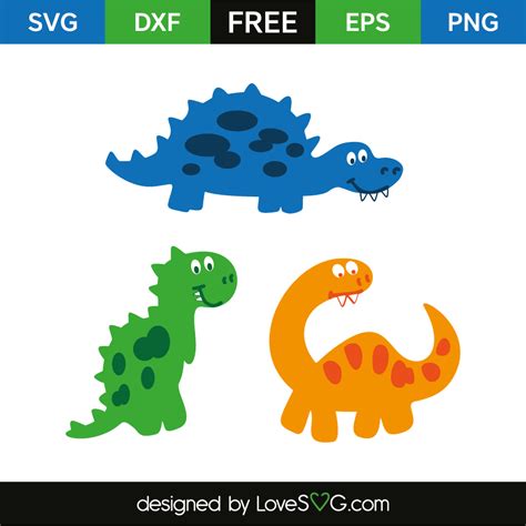 Cute dinosaurs | Lovesvg.com