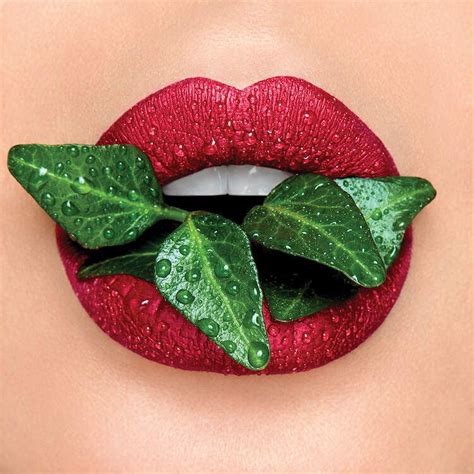 Poison Ivy Canvas Artwork By Vlada Haggerty Icanvas Lip Art Lip