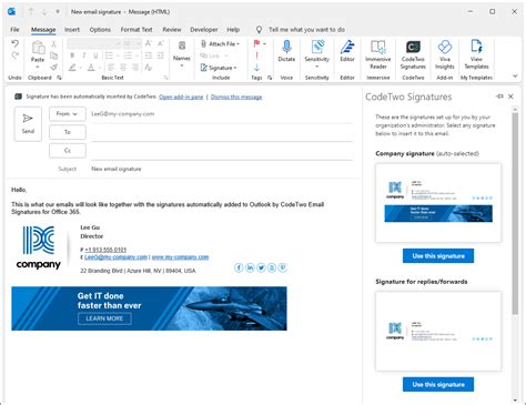 CodeTwo Email Signatures 365 Software 2024 – Reviews, Preise & Live-Demos