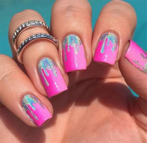 Paint Drip Nail Vinyls | Etsy in 2020 | Girls nail designs ...