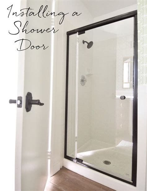 It's not as hard as some people might think to build your own, and is a no matter how you answer these questions, we've got creative diy outdoor shower ideas and. Installing a Shower Door | Centsational Style | Shower doors, Replace shower door, Diy shower door