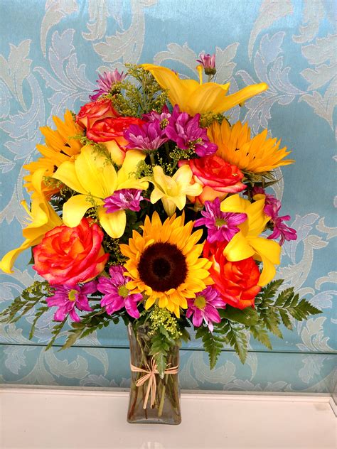 Vibrant Blossoms Bouquet In Downey Ca Chitas Floral Designs