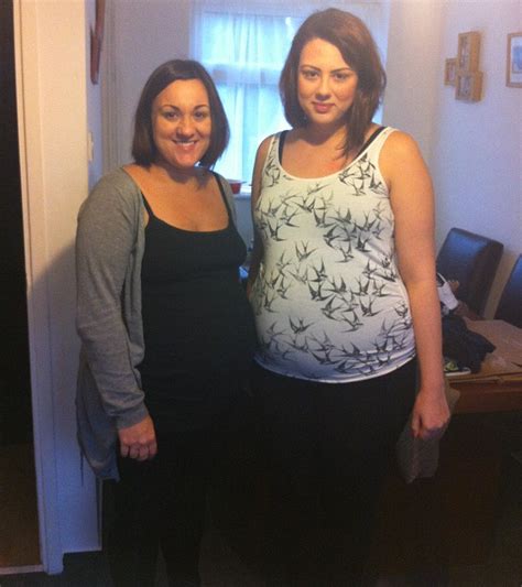mom and daughter pregnant at the same time captions lovely
