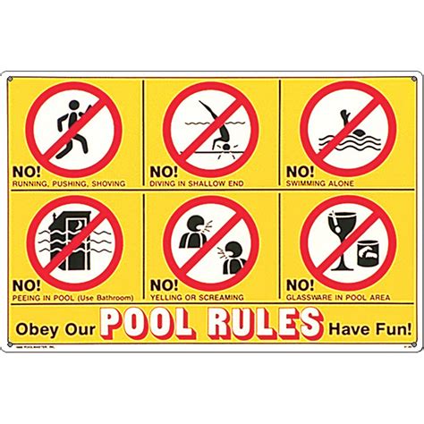Poolmaster Residential Or Commercial Swimming Pool Signs Icon Pool