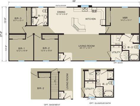 Michigan Modular Home Floor Plan 3673 Good Modern House Floor Plans