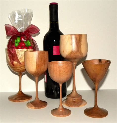 Woodturned Wine Glasses Токарные изделия Токарный станок по дереву Токарные