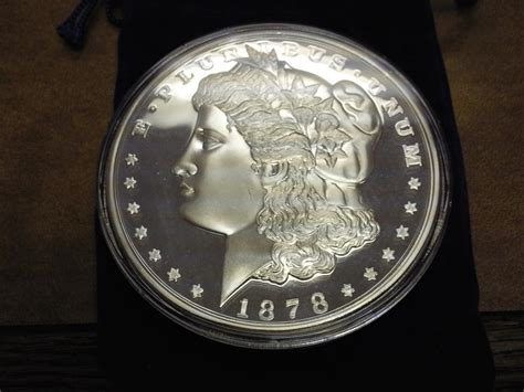 1lb 1878 Morgan Silver Dollar Proof As Shown