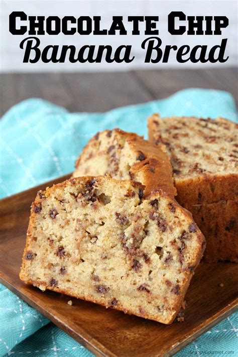 A perennial favorite, banana bread is a great treat that isn't too sweet, making it perfect for everything from breakfast to snacking to dessert. Easy Chocolate Chip Banana Bread Recipe - How to make an ...