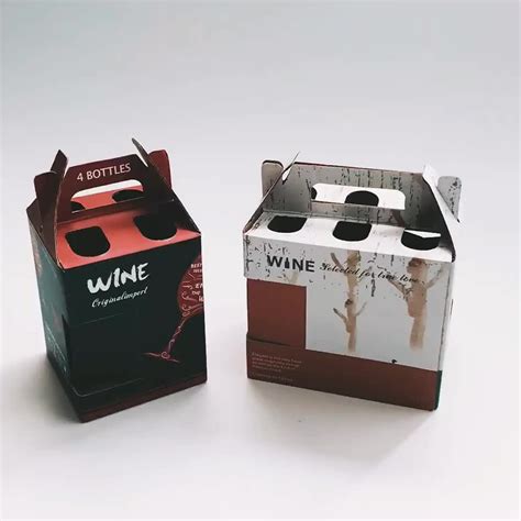 Custom Printed Paper Cardboard Beer Pack Box Corrugated Packaging Box