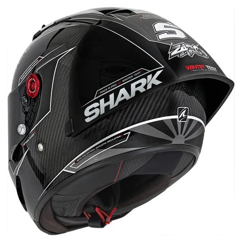 Le mans shark gp 2020. Casque RACE-R PRO GP REPLICA ZARCO SHARK Noir/Blanc - MOTO ...