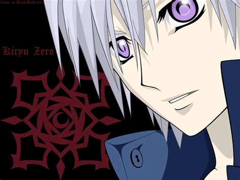 Vampire Knight Anime Boys White Hair Purple Eyes 1330x1000
