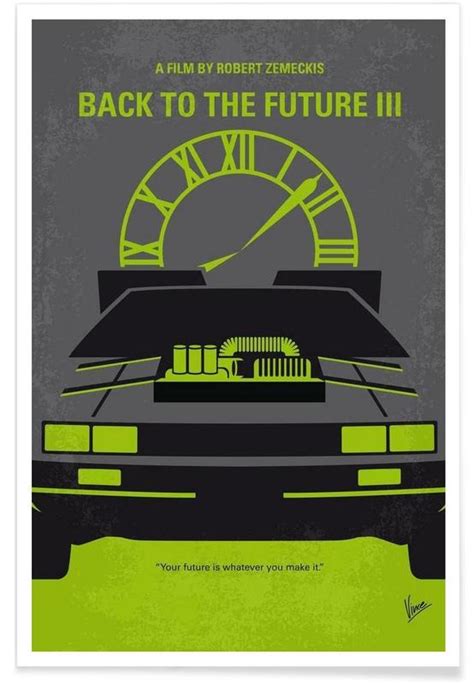 Back To The Future Iii Poster Juniqe