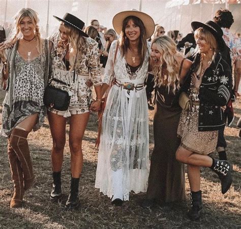 Woodstock Ideas Festival Looks Look Boho Moda Para Festivais