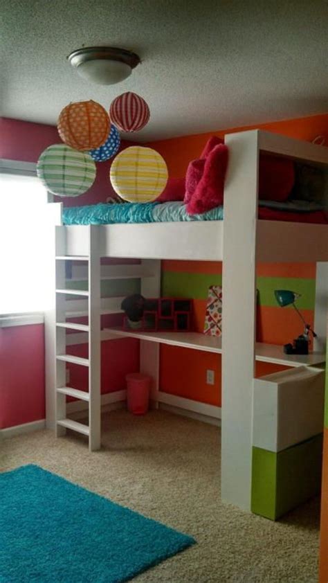 cool loft beds  small rooms