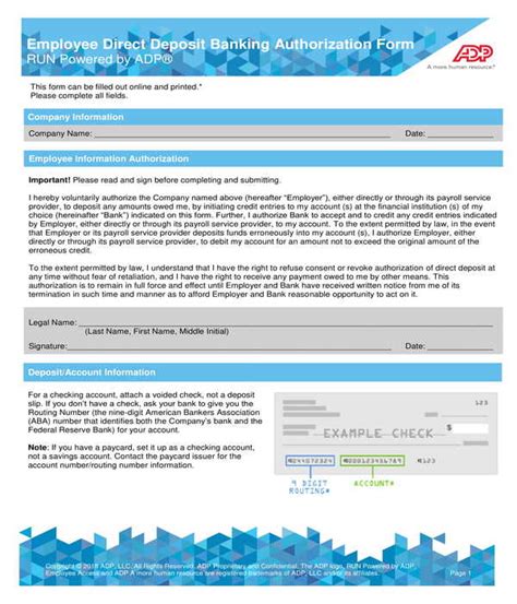 Adp Employee Information Form