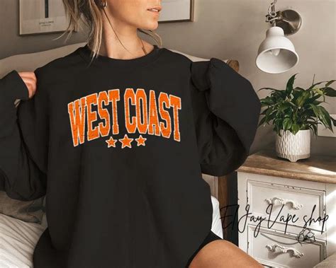 West Coast Sweatshirt California Sweater West Coast Sweat Shirt