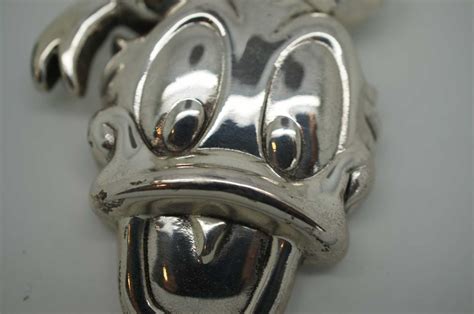Walt Disney Donald Duck Sterling Silver 925 Pin Brooch Designcraft