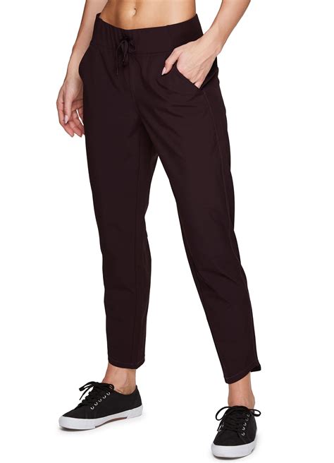 Rbx Rbx Active Women S Ankle Length Lightweight Woven Pant With Pockets Walmart Com