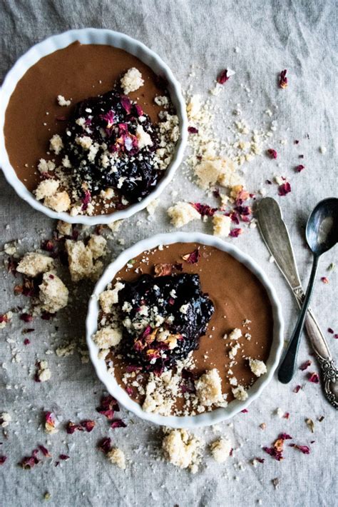 Instead, try a decadent chocolate mousse recipe, and avoid using your oven altogether. Dark Chocolate Mousse with Berry Wine Jam & Shortbread ...