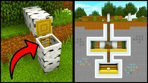 Minecraft How To Build A Survival Secret Base Tutorial 12 Easy