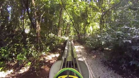 Jamaican Bobsled Rollercoaster Mystic Mountain Youtube