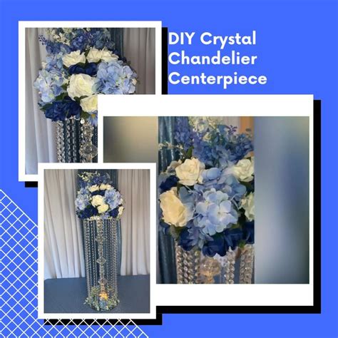 Diy Crystal Chandelier Centerpiece Video Flower Centerpieces Diy