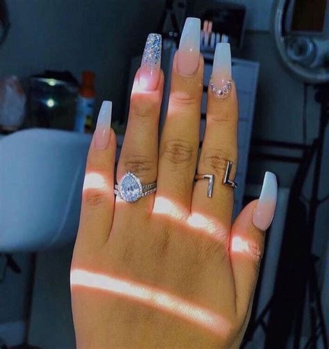 White Acrylic Nails Mid Length If You Nails Are Brittle Or Weak Then