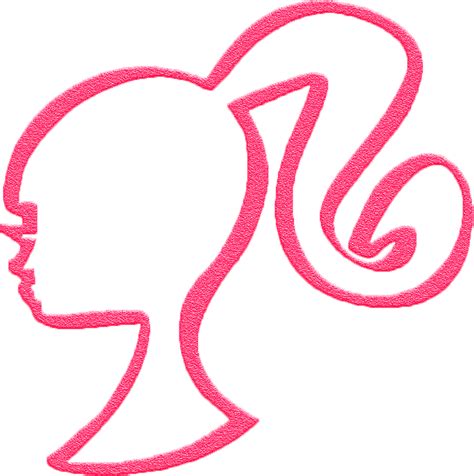 Barbie Silhouette Png Logo De Barbie Png Transparent Png 1080x1080