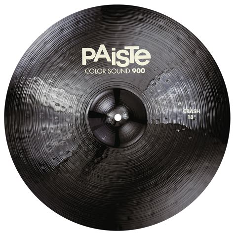 Paiste Color Sound 900 Black 18 Crash Crash Cymbal