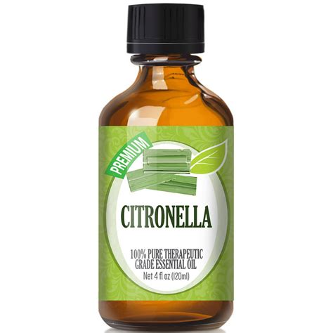 Citronella Essential Oil 100 Pure Therapeutic Grade Citronella Oil