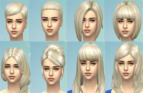 Sims 4 Cc Hair Blonde Streaks Nelomodel