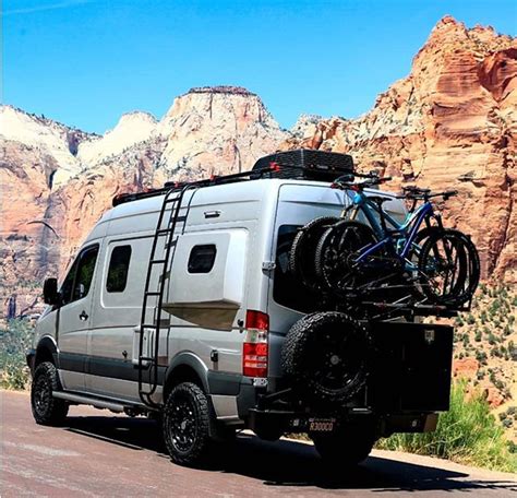 Winnebago 4x4 Revel Outfitted With Aluminess Ladder And Rear Bumper