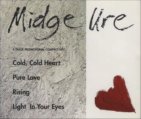 Midge Ure Cold Cold Heart Uk Promo Cd Single Cd5 5 136526