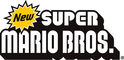 New Super Mario Bros Logo PNG Transparent & SVG Vector - Freebie Supply png image