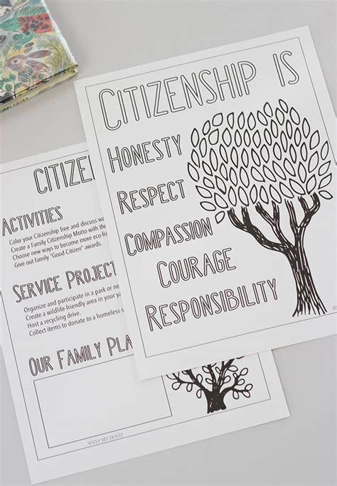 Citizenship Worksheets For Kids