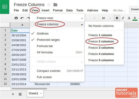 Extracting meaningful insights with google sheets formulas. freeze columns google sheets