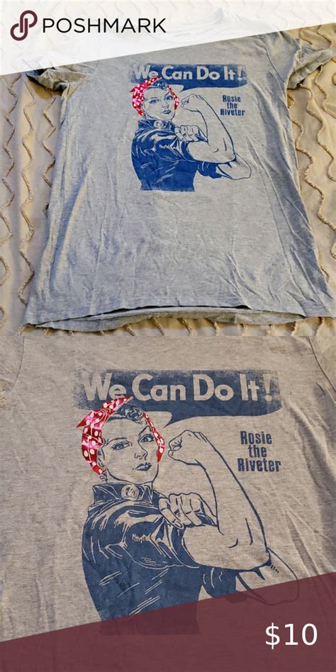 Rosie The Rivetor T Shirt Pinup Retro Shirts T Shirts For Women