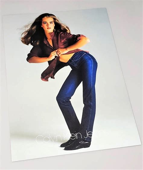Brooke Shields Calvin Klein Poster Print Collectible Area51gallery