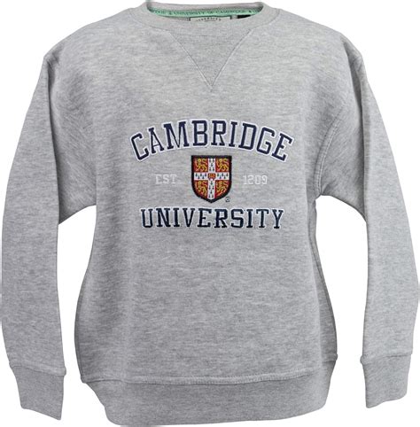 Cambridge University Licensed Kids Sweatshirt Grey Colour Uk