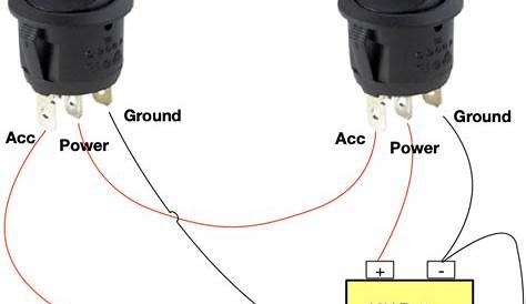 On/Off Switch & LED Rocker Switch Wiring Diagrams | Oznium