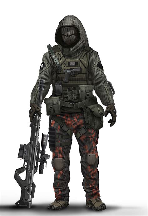 Black Ops 2 Sniper Merc Minecraft Skin
