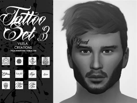 Sims 4 Male Tattoos Cc