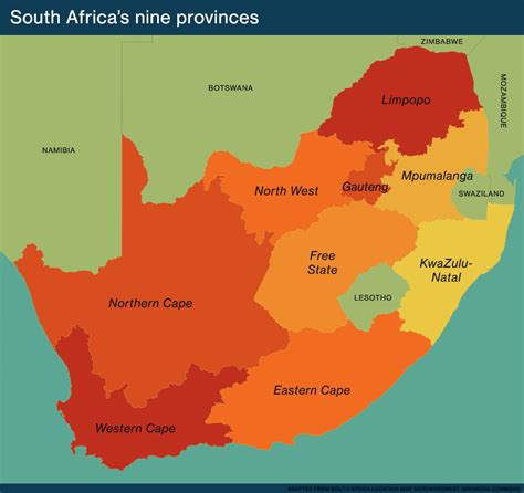 The Nine Provinces Of South Africa Download Scientific Diagram Gambaran