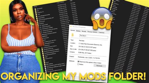How I Organize My Mods Folder For The Sims 4 Youtube