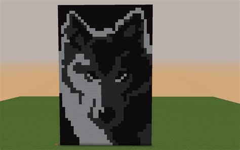 Wolf Pixel Art Creation 9647