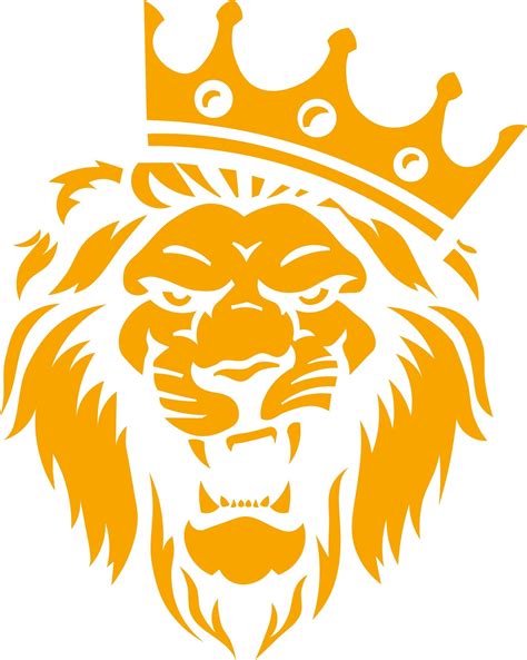 Grinning Lion In The Crown Svg Dxf Png Eps  Big Size 300 Dpi