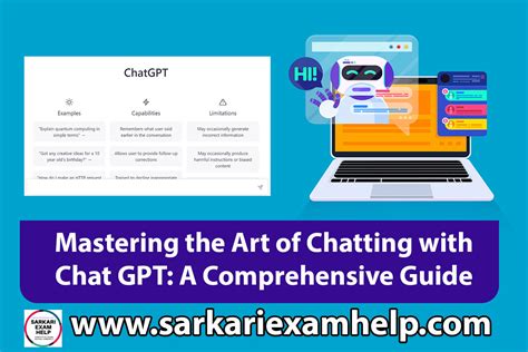 Mastering The Art Of Chatting With Chat Gpt A Comprehensive Guide Sarkari Exam Help