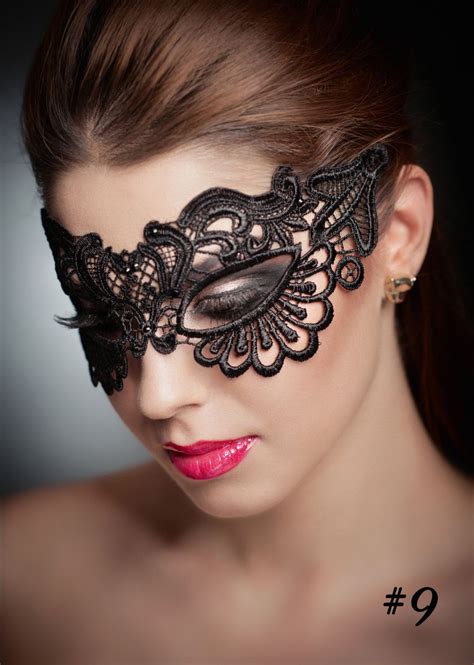 Black Lace Mask Ladies Masquerade Mask Simple Halloween Masks For Women Shipping From Nyc In